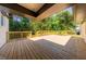 Large wooden back deck with ample space for seating and outdoor living at 944 Athens Dr, Raleigh, NC 27606