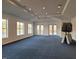 Large recreation room with folding tables and chairs at 95 Bald Cypress Ln, Youngsville, NC 27596
