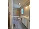 Bathroom featuring updated fixtures and a shower-tub combination at 111 Marshay Meadow Rd, Youngsville, NC 27596