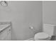 Close up of toilet and granite countertop at 117 Scott Ln, Chapel Hill, NC 27514