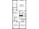 Second floor plan featuring primary bedroom with ensuite bathroom, two bedrooms, and laundry room at 1246 Coach Station Alley # 201, Raleigh, NC 27601
