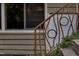Exterior image featuring a stone stairway with a decorative metal handrail at 1320 Shepherd St, Durham, NC 27707