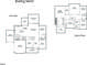 Detailed floor plan showcasing the layout of the first and second floors, including dimensions and room names at 1425 Sierra Glen Cir, Apex, NC 27502
