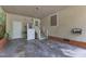 Garage featuring brick accents and ample storage space at 1500 Lakeside Dr, Garner, NC 27529