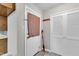 Functional mud room with a door to the outside, storage closet, and access to the rest of the home at 1500 Lakeside Dr, Garner, NC 27529