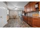 Open kitchen flows into the dining area, perfect for entertaining and Gathering meals at 1542 W Davis St, Burlington, NC 27215