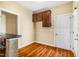 Charming breakfast nook with a door that lets in light and granite countertop at 2129 Glade Valley Ln, Morrisville, NC 27560