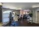 Community workout room with treadmills, bikes and weight machines at 2129 Glade Valley Ln, Morrisville, NC 27560