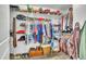 Organized walk-in closet with ample shelving and hanging space at 22 Evie Dr, Smithfield, NC 27577