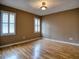 Bedroom featuring hardwood floors and natural light at 2817 Buckboard Ln, Raleigh, NC 27603