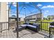 Relaxing outdoor deck with gazebo-covered seating area and view of the backyard at 333 Amber Acorn Ave, Raleigh, NC 27603