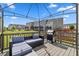 Cozy backyard deck with grill and seating at 333 Amber Acorn Ave, Raleigh, NC 27603