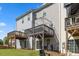 View of backyard with deck and patio at 333 Amber Acorn Ave, Raleigh, NC 27603