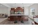 Modern kitchen featuring stainless steel appliances, center island, and pendant lighting at 333 Amber Acorn Ave, Raleigh, NC 27603