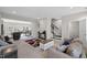 Open-concept living space with a dining area and staircase, ideal for comfortable living at 333 Amber Acorn Ave, Raleigh, NC 27603