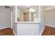 Open kitchen view showcases counter seating at 4125 Scofield Dr, Raleigh, NC 27610