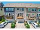 Stylish townhomes with individual garages, cozy decks, and well-maintained landscaping at 4963 Highcroft Dr, Cary, NC 27519