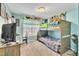 bedroom featuring bunk beds and desk at 513 Woodson Dr, Clayton, NC 27527