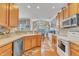 Spacious kitchen with breakfast nook and plenty of cabinet storage at 513 Woodson Dr, Clayton, NC 27527