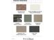 This image showcases the exterior selections available for this home build, including brick, siding, and trim at 5545 Silk Hope Gum Springs Rd, Siler City, NC 27344