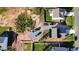 An aerial view of new homes in an area undergoing development with construction equipment at 614 Marian Way, Sanford, NC 27330