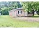 Charming single story home featuring tan siding, black shutters, and a well-maintained lawn at 621 Reservoir St, Durham, NC 27703