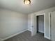 Bedroom featuring neutral carpet and a walk-in closet at 801 Portland Rose Dr, Knightdale, NC 27545