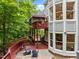 Multi-level deck and patio area for outdoor relaxation at 105 Jolyn Pl, Chapel Hill, NC 27517