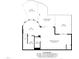 Basement floorplan showing the recreation room, gym, patio, covered deck, and deck areas at 105 Jolyn Pl, Chapel Hill, NC 27517
