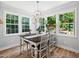 Bright dining area with lots of natural light perfect for comfortable Gathering meals at 1176 Sagamore Dr, Louisburg, NC 27549