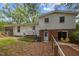 Features a well-maintained backyard with a small patio, a door leading to the basement, and ample space at 1205 Willow Dr, Chapel Hill, NC 27517