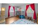 Fun bedroom with a lofted bed and desk area, perfect for a or teenager at 1205 Willow Dr, Chapel Hill, NC 27517