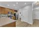 Well-equipped kitchen with stainless steel appliances and hardwood style flooring at 1725 T W Alexander Dr # 204, Durham, NC 27703
