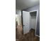 Hallway leading to rooms with an open closet space at 2725 Westchester Dr, Burlington, NC 27217