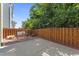 Backyard featuring privacy fence and concrete patio space for entertaining or relaxing at 274 Marsh Creek Dr, Garner, NC 27529