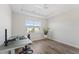 Office space in a bedroom with natural light, hardwood floors, and modern finishes at 274 Marsh Creek Dr, Garner, NC 27529