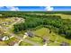 Aerial view of a well-maintained home on a large lot in a quiet neighborhood at 282 Brodie Rose Landing Way, Smithfield, NC 27577