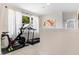 This bonus room provides space for exercise with large windows offering plenty of light at 282 Brodie Rose Landing Way, Smithfield, NC 27577