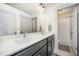 Bathroom features a double sink vanity with marble countertops and a walk-in shower at 283 Daniel Ridge Rd, Wendell, NC 27591