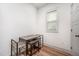 Breakfast nook features a desk and stool setup with a window for natural light at 283 Daniel Ridge Rd, Wendell, NC 27591