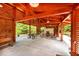 Inviting outdoor fireplace and seating area, ideal for gatherings and relaxation in a serene setting at 283 Daniel Ridge Rd, Wendell, NC 27591