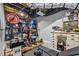 Unfinished basement featuring exposed ceiling and duct work and exercise equipment at 3511 Corbett Rd, Mebane, NC 27302