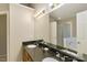 Spacious bathroom with double sinks, granite countertops, and soaking tub/shower combo at 3610 Long Ridge Rd, Durham, NC 27703