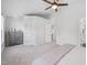 Large primary bedroom with walk-in closet and ensuite bathroom access at 3973 Volkswalk Pl, Raleigh, NC 27610