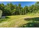Expansive backyard with mature trees, offering privacy and a natural setting at 514 Lipscomb Grove Church Rd, Hillsborough, NC 27278