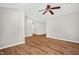 Spacious living room with modern floors and neutral walls, offering a versatile space for relaxation and entertainment at 514 Lipscomb Grove Church Rd, Hillsborough, NC 27278