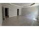Empty bedroom has large closet and doorway to large bathroom at 5428 Jaeger Dr # 45, Graham, NC 27253