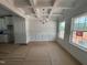 Dining room showcasing coffered ceilings, and large windows allowing plenty of natural light at 5428 Jaeger Dr # 45, Graham, NC 27253