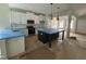 Kitchen showcasing an island, stainless steel appliances, and modern finishes at 5428 Jaeger Dr # 45, Graham, NC 27253