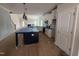 Kitchen view with island, stainless steel appliances, and an open layout at 5428 Jaeger Dr # 45, Graham, NC 27253